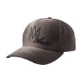Amiri AMSAHE1066-001 Ma Script Embroidered Cotton Baseball Cap — Black