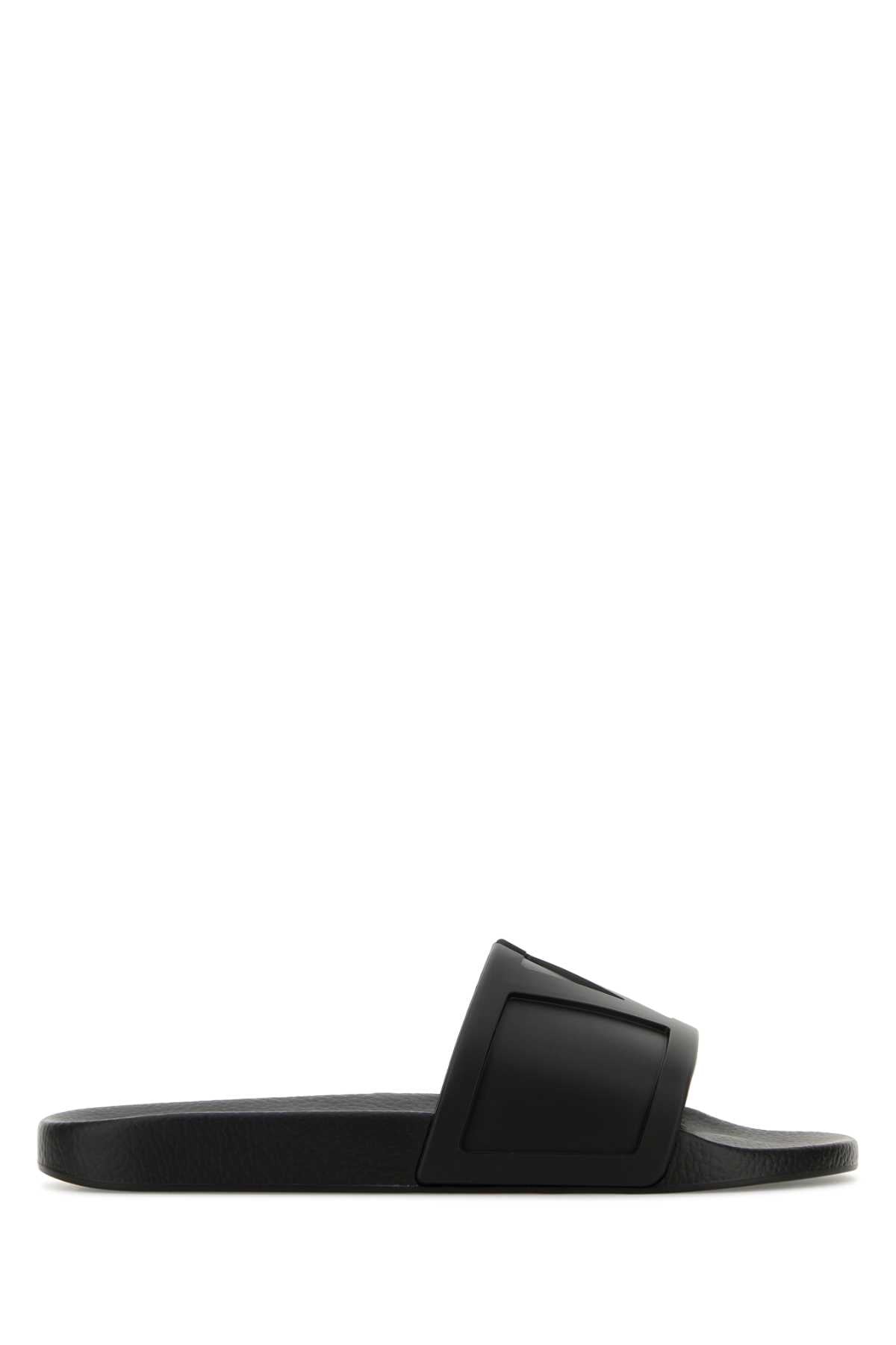 Valentino Garavani Rubber Slide — Black