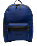 Kiton Logo-Print Zip-Up Backpack — Royal Blue