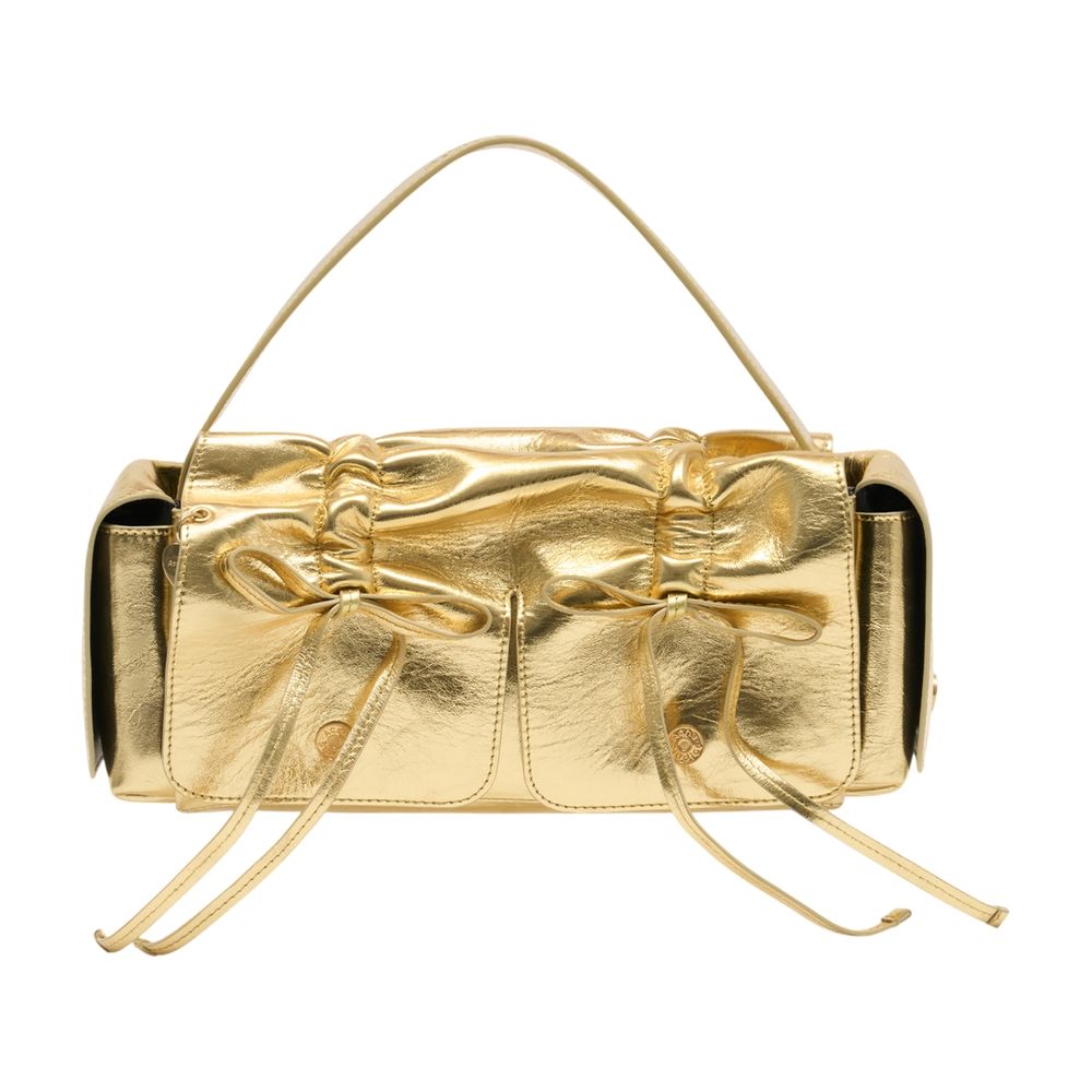 Acne Studios Shoulder Bag — Gold