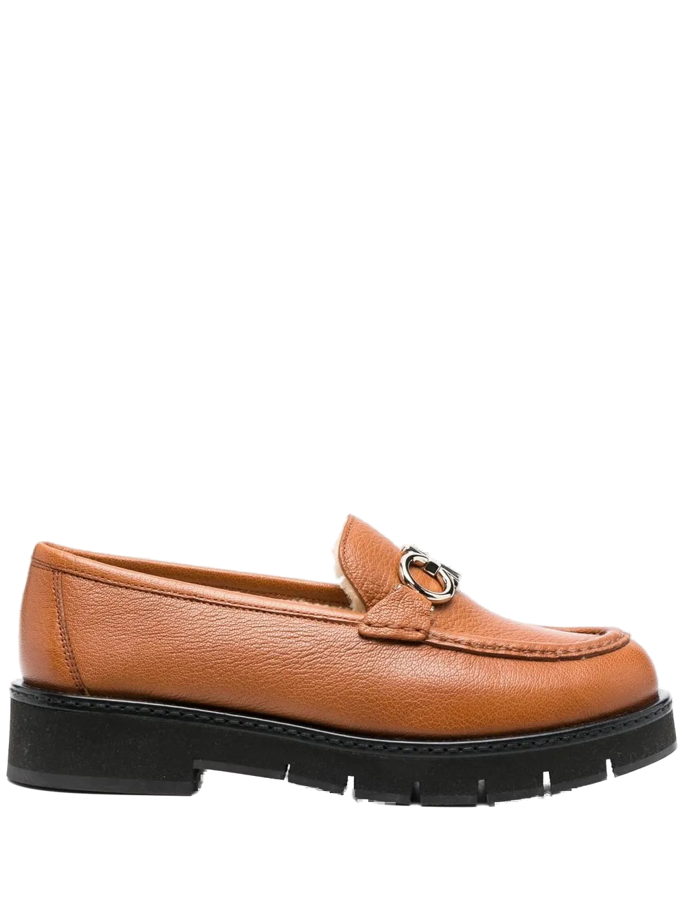 Ferragamo Rolo Loafer — Brown