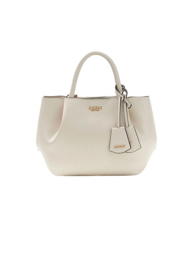 Guess Amorette Girlfriend Shoulder Bag — Beige