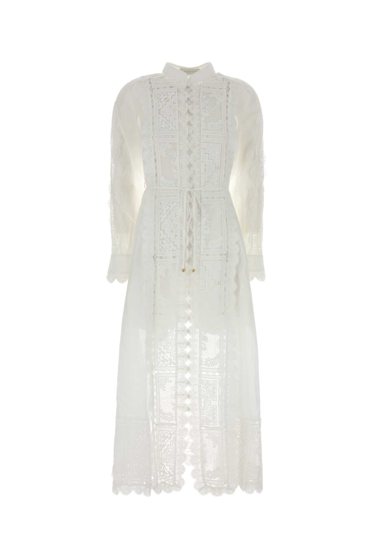 Zimmermann Aster Dress — White