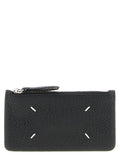 Maison Margiela Tumbled Calfskin Card Case — Black