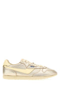 Autry Leather Low-Top Sneaker — Beige