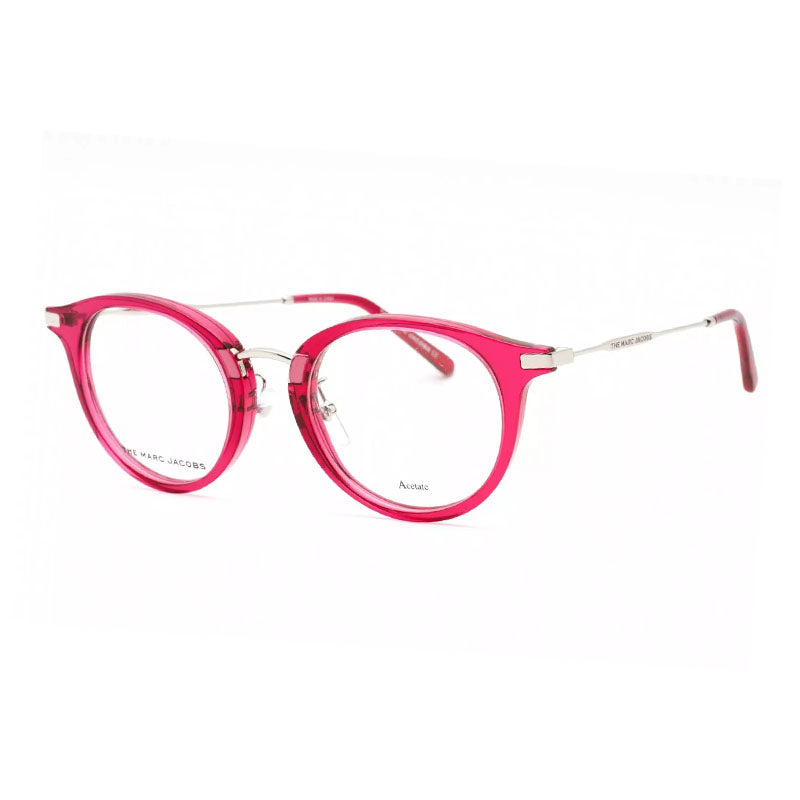 Marc Jacobs Round Acetate Eyeglasses — Pink
