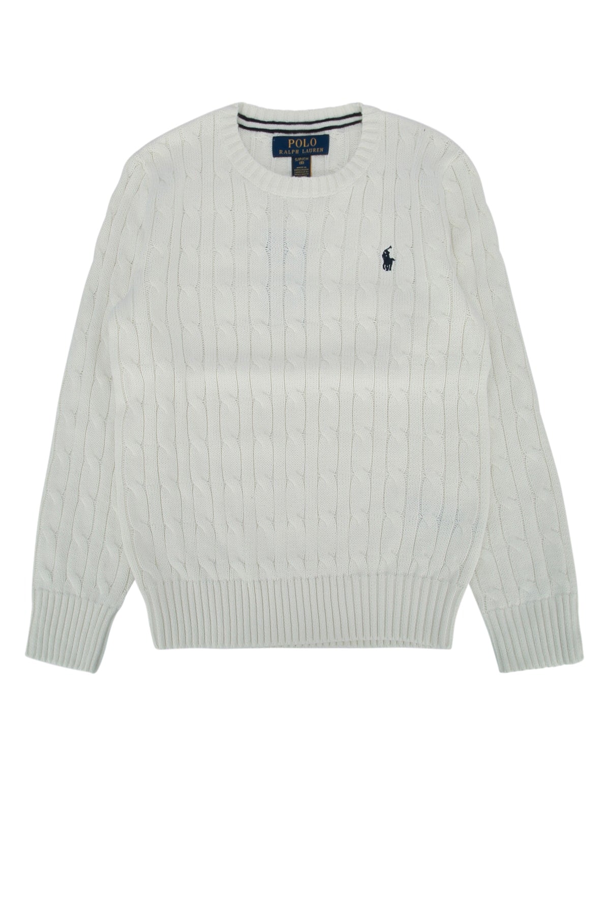 Polo Ralph Lauren Cable Sweater — White