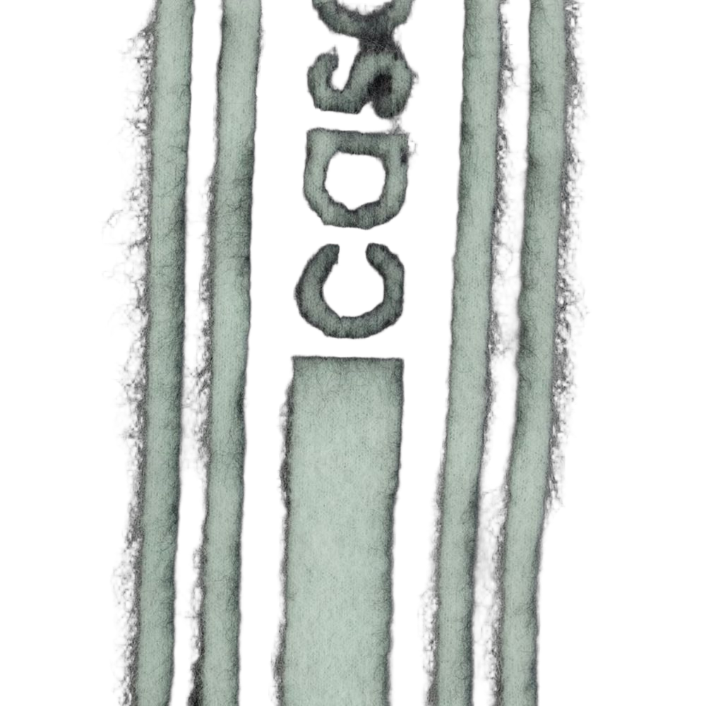 Casablanca Mohair Scarf — Black