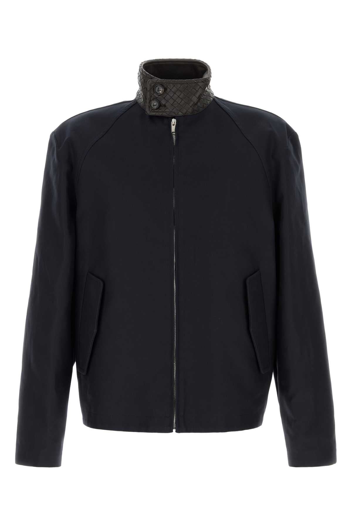 Bottega Veneta Collo Jacket — Navy