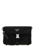 Prada Nylon Crossbody Bag — Black