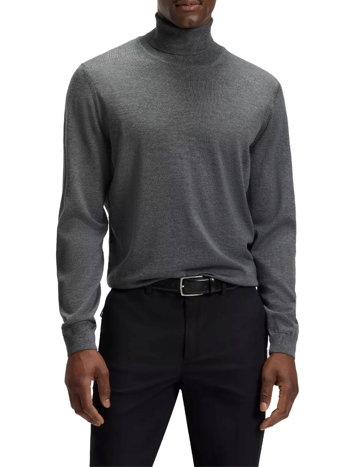 Hugo Boss Turtleneck Sweater — Gray