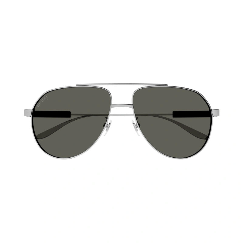 Gucci GG1311S004 Aviator Full Rim Sunglasses — Gray
