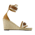 Isabel Marant Oliha Wedge Sandal — Beige