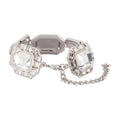 Self-Portrait Crystal Bracelet — Silver