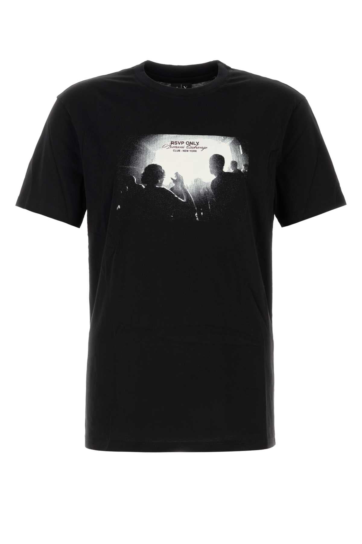 Armani Exchange Club T-Shirt — Black