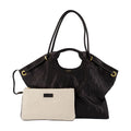 Balmain Quilted Lambskin Tote Bag — Black