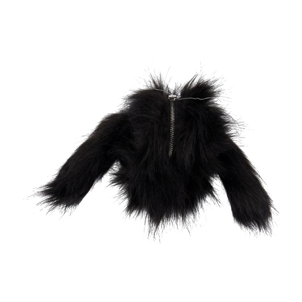 Simone Rocha Faux Fur Coin Purse — Black