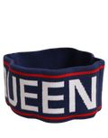 Dolce & Gabbana HAT10013 Knitted Logo Headband — Navy