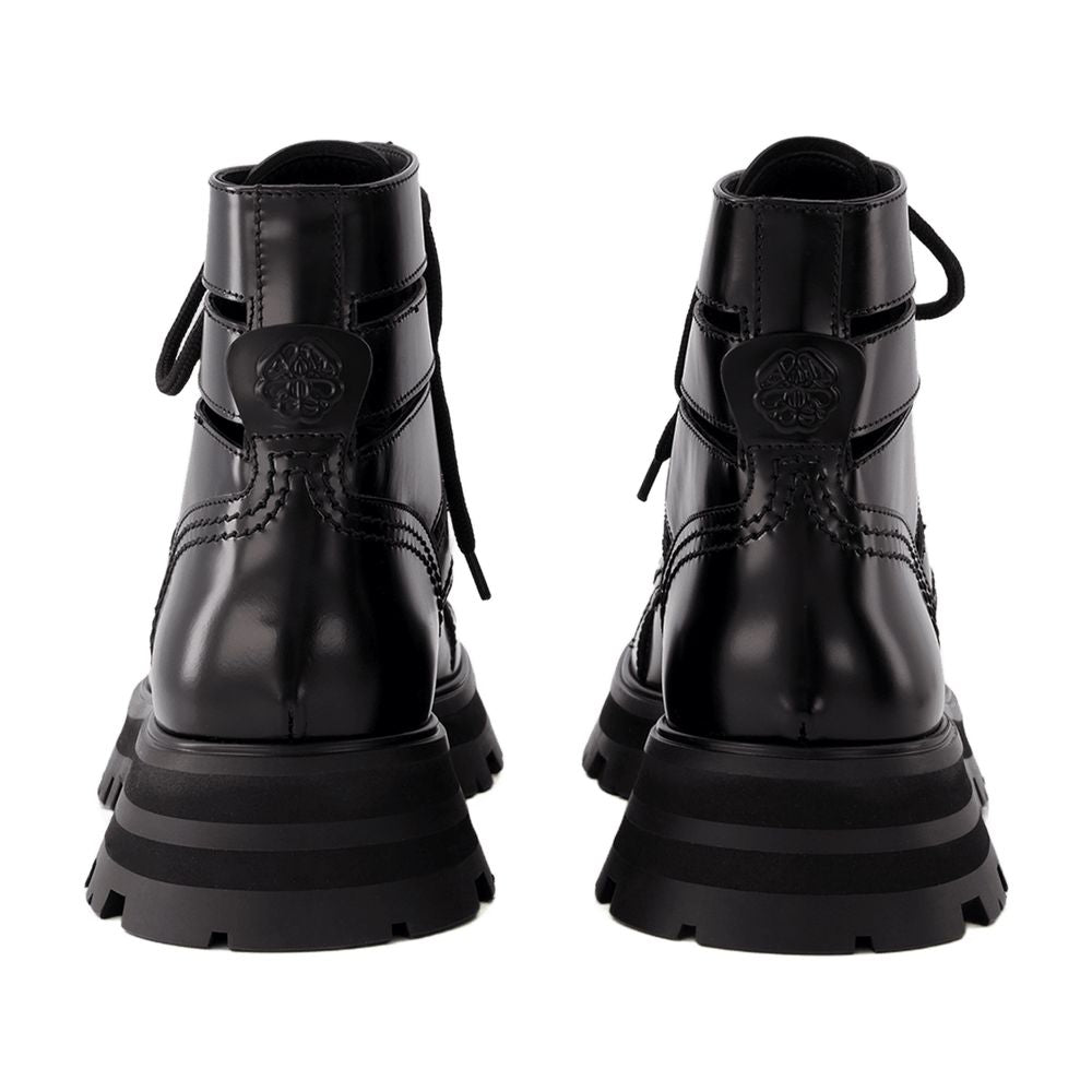 Alexander McQueen Wander Ankle Boot — Black