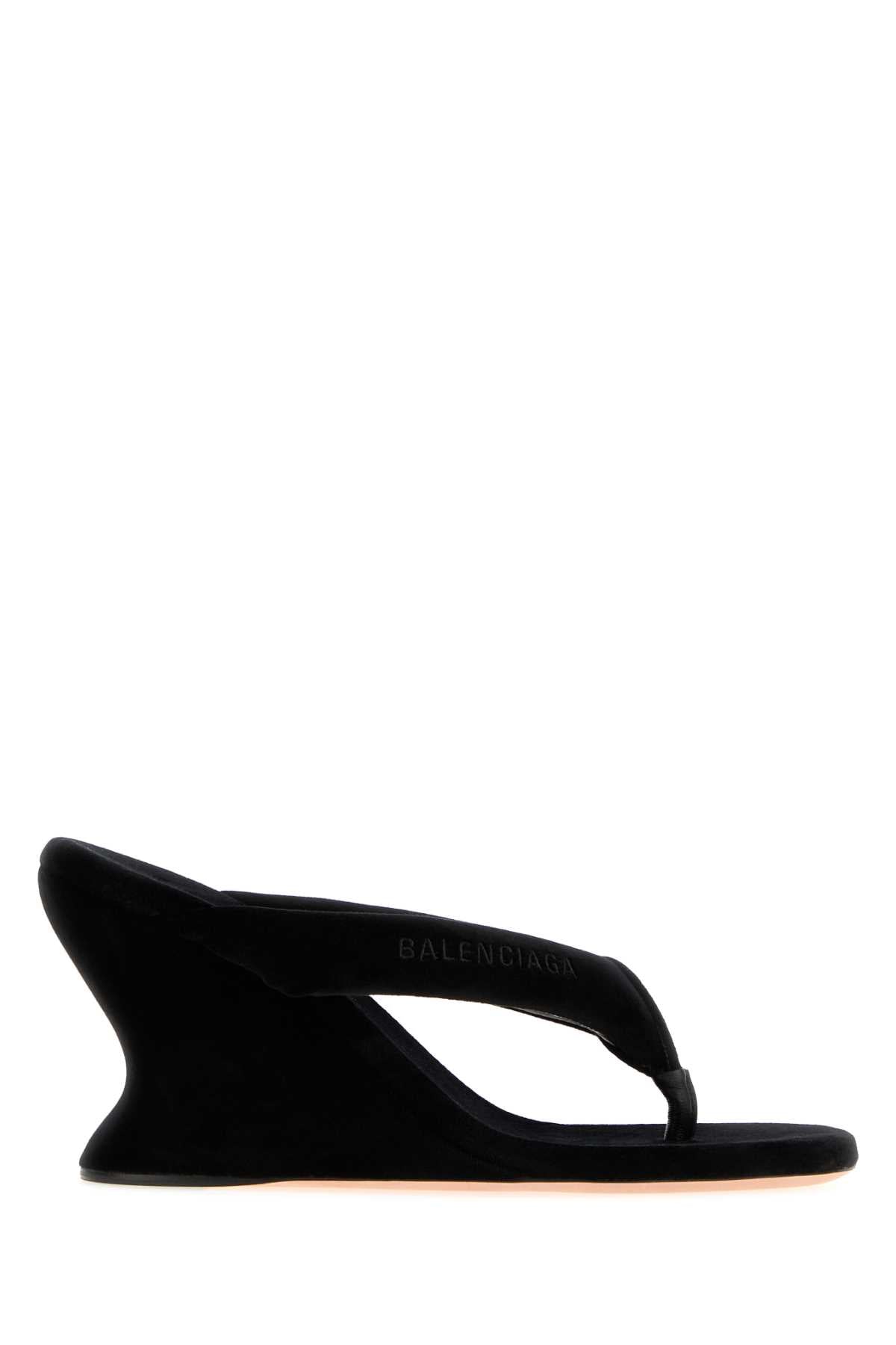 Balenciaga Gaeta Sandal — Black