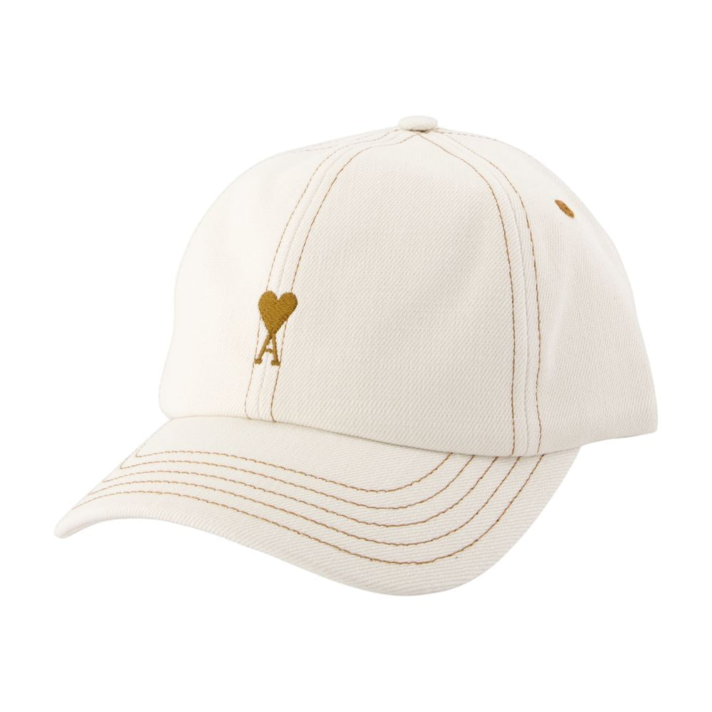 AMI Paris UCP264.DE0134-136 Baseball Cap — White