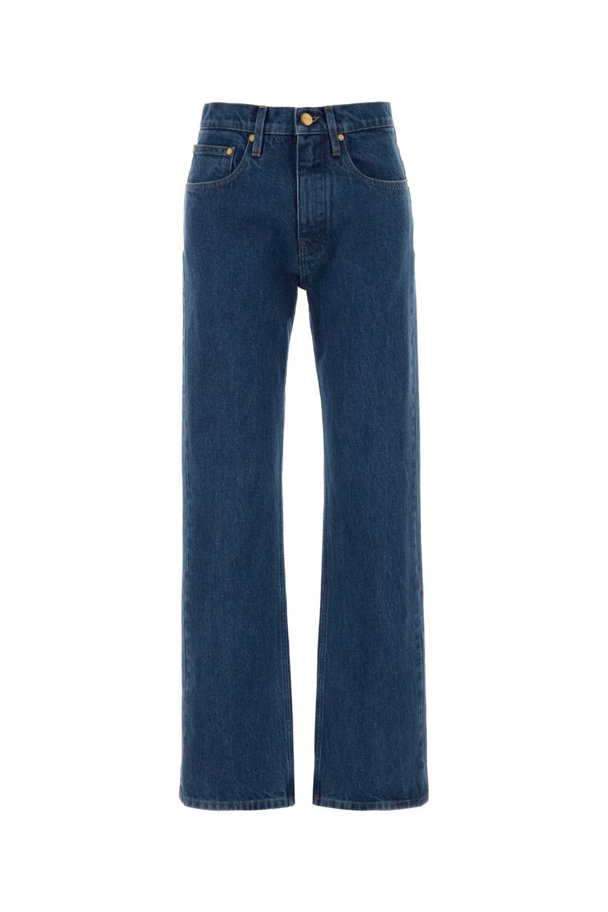 Jil Sander Cotton Denim Jeans — Blue