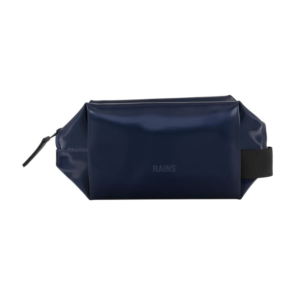 Rains Compact Synthetic Pouch Wash Bag — Navy