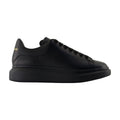 Alexander McQueen Oversize Leather Sneaker — Black
