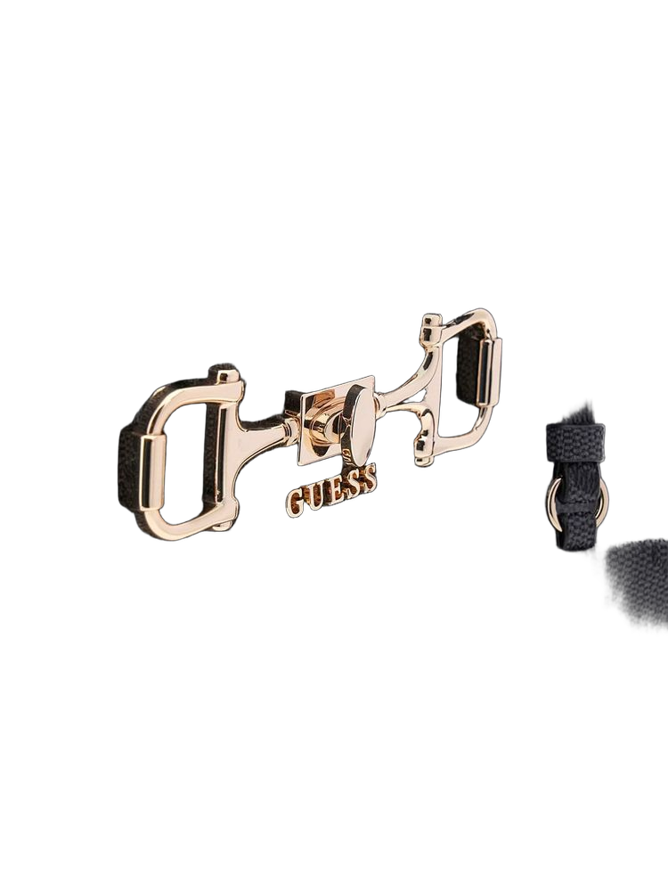 Guess Janie Satchel Bag — Black
