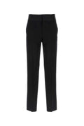 Valentino Garavani Virgin Wool Trousers — Black