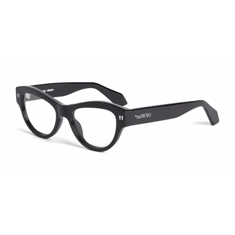 Off-White OERJ076STYLE761000 Black Acetate Cat-Eye Eyeglasses — Black