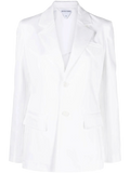 Bottega Veneta Single-Breasted Cotton Blazer — White