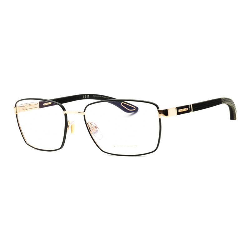 Chopard VCHG88V0301 Rectangle Metal Frame Eyeglasses — Rose gold