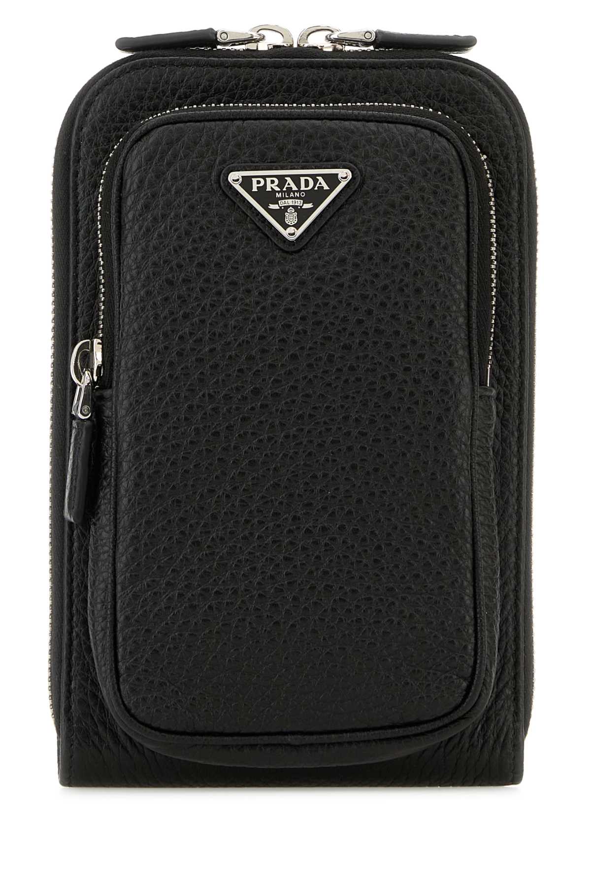 Prada Calfleather Phone Case — Black
