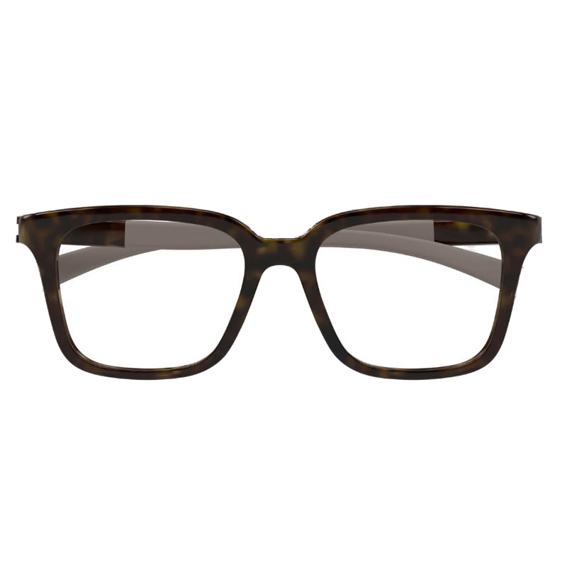 Gucci GG1738O002 Acetate Square-Frame Eyeglasses — Brown