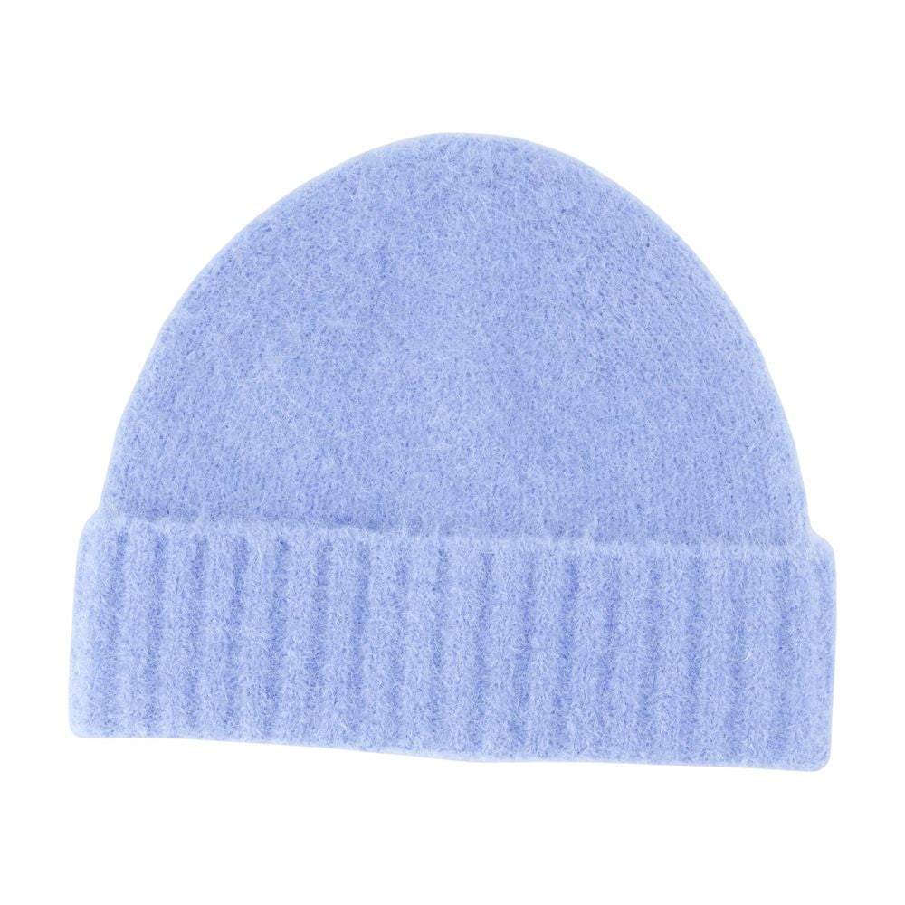 SamsøE SamsøE F24400056-164020TCX Wool-Knit Beanie — Blue