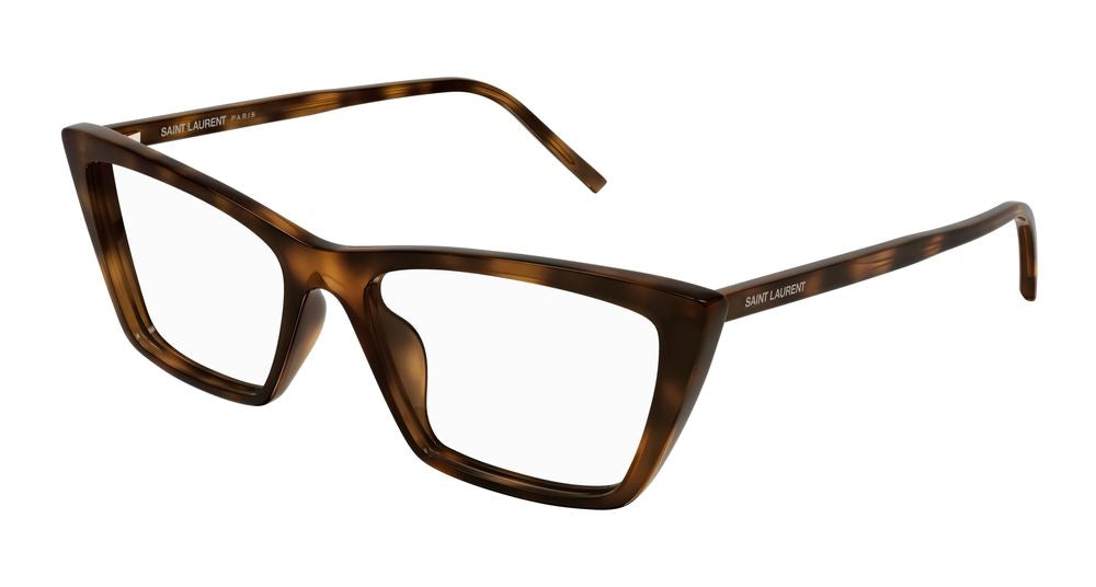Saint Laurent SL Acetate Frame Eyeglasses — Havana