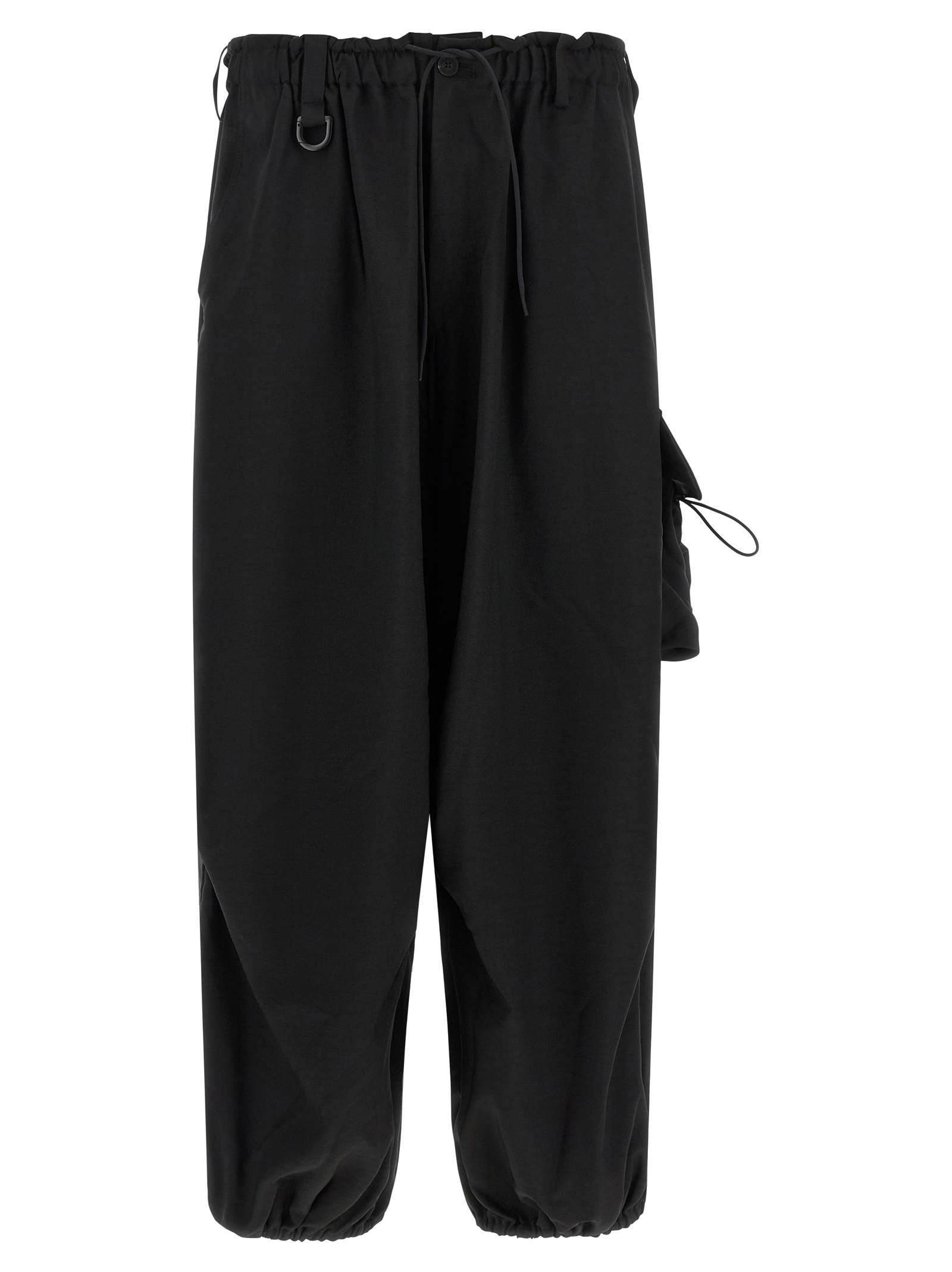 Y-3 Technical Polyester Cargo Pants — Black
