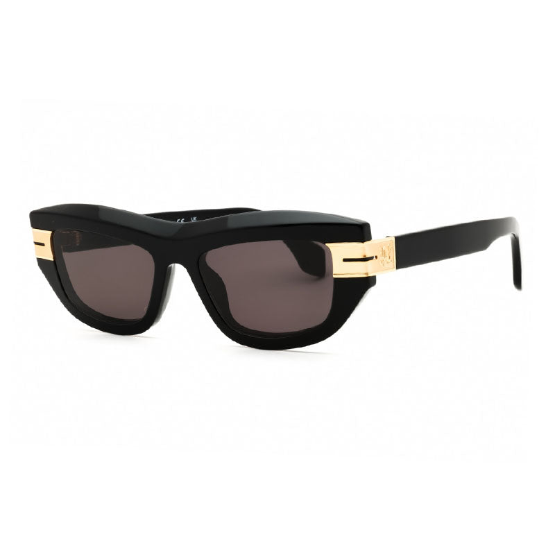 Palm Angels PERI10ECLAIRE0907 Gold-Trimmed Acetate Sunglasses — Black