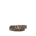 Valentino Garavani VLogo Signature Belt — Brown