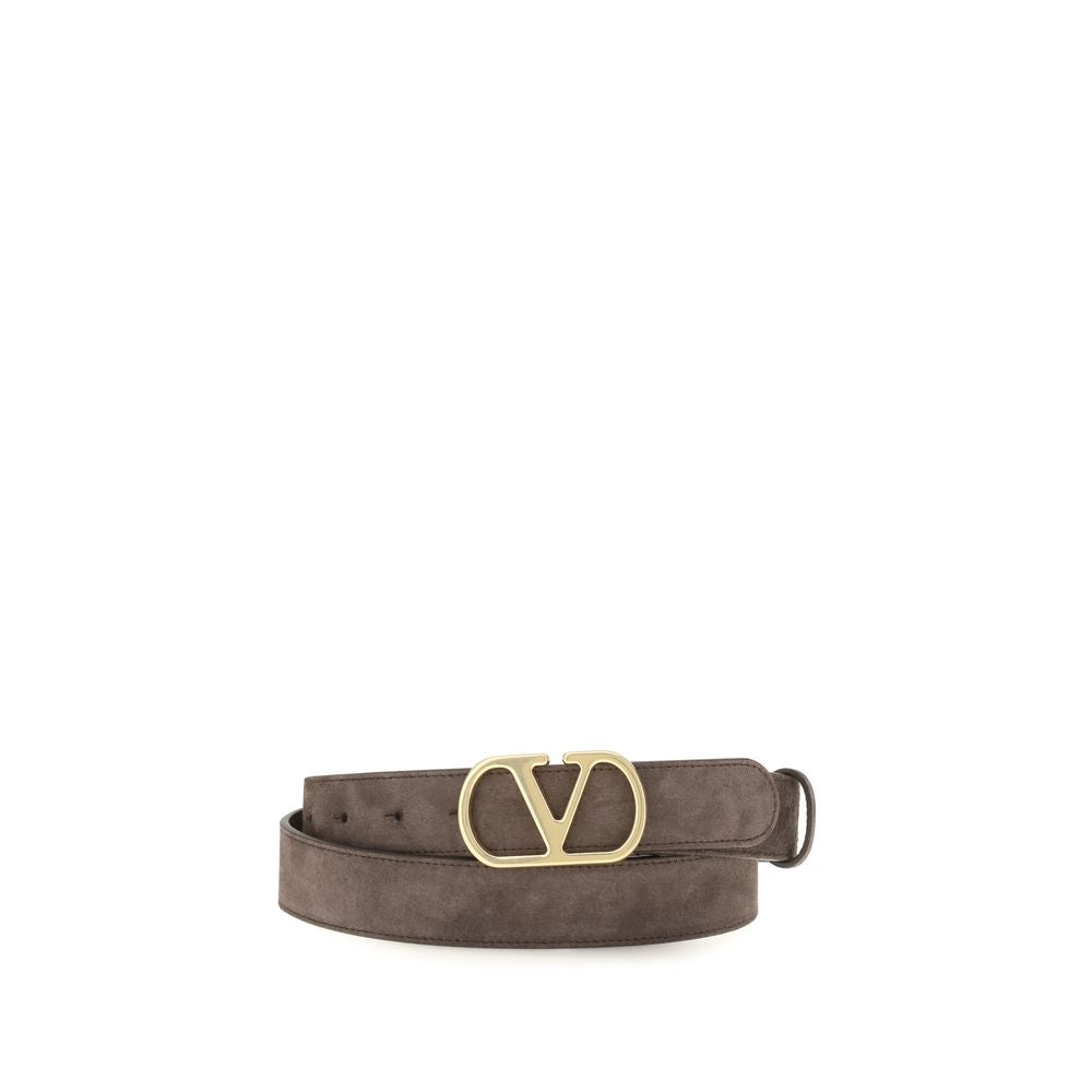 Valentino Garavani VLogo Signature Belt — Brown