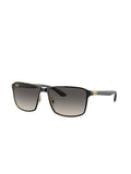 Ray-Ban 0RB3721 Grey Gradient Sunglasses — Black