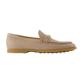 Tod's Leather Calfskin Loafer — Beige
