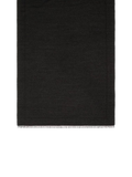 Coccinelle Modal and Silk Blend Scarf — Black