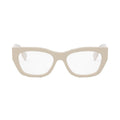 Fendi FE50082I057 Acetate Cat-Eye Eyeglasses — Beige