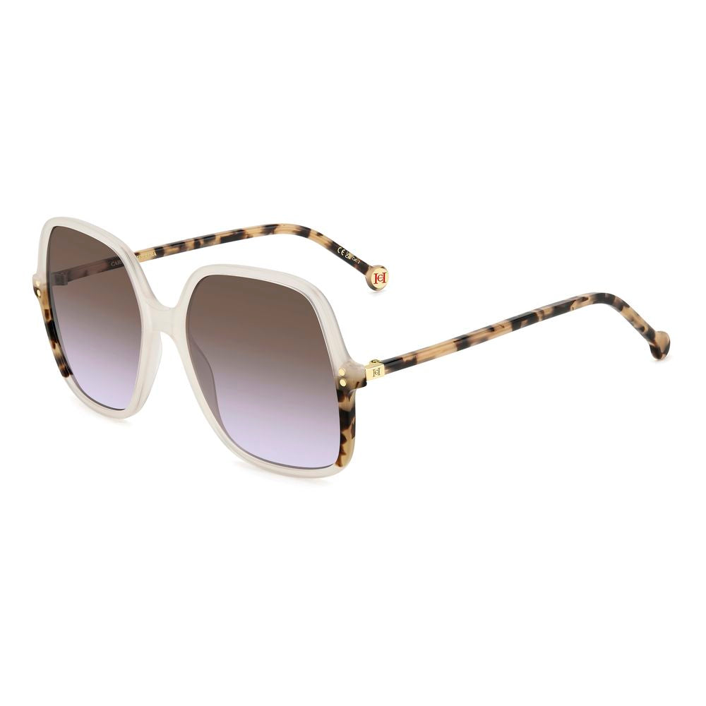 Carolina Herrera CHHER0244SSZJAC Acetate Sunglasses — Beige