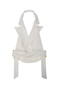 Elisabetta Franchi Tailored Cotton-Viscose Vest — White
