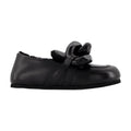 J.W. Anderson Chain-Trimmed Leather Loafer — Black