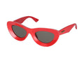 Bottega Veneta BV1325S Cat-Eye Sunglasses — Red