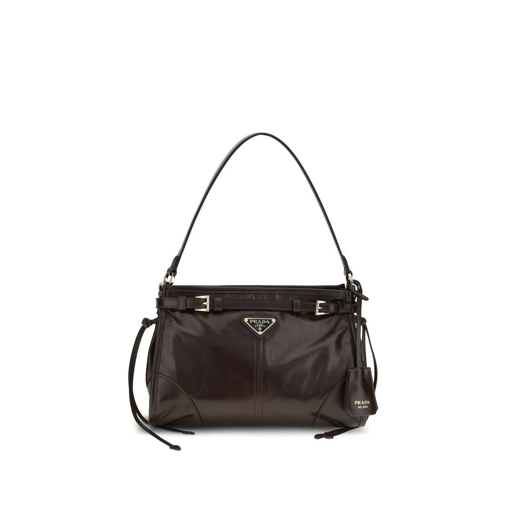 Bolso de hombro Prada Bonnie — Marrón